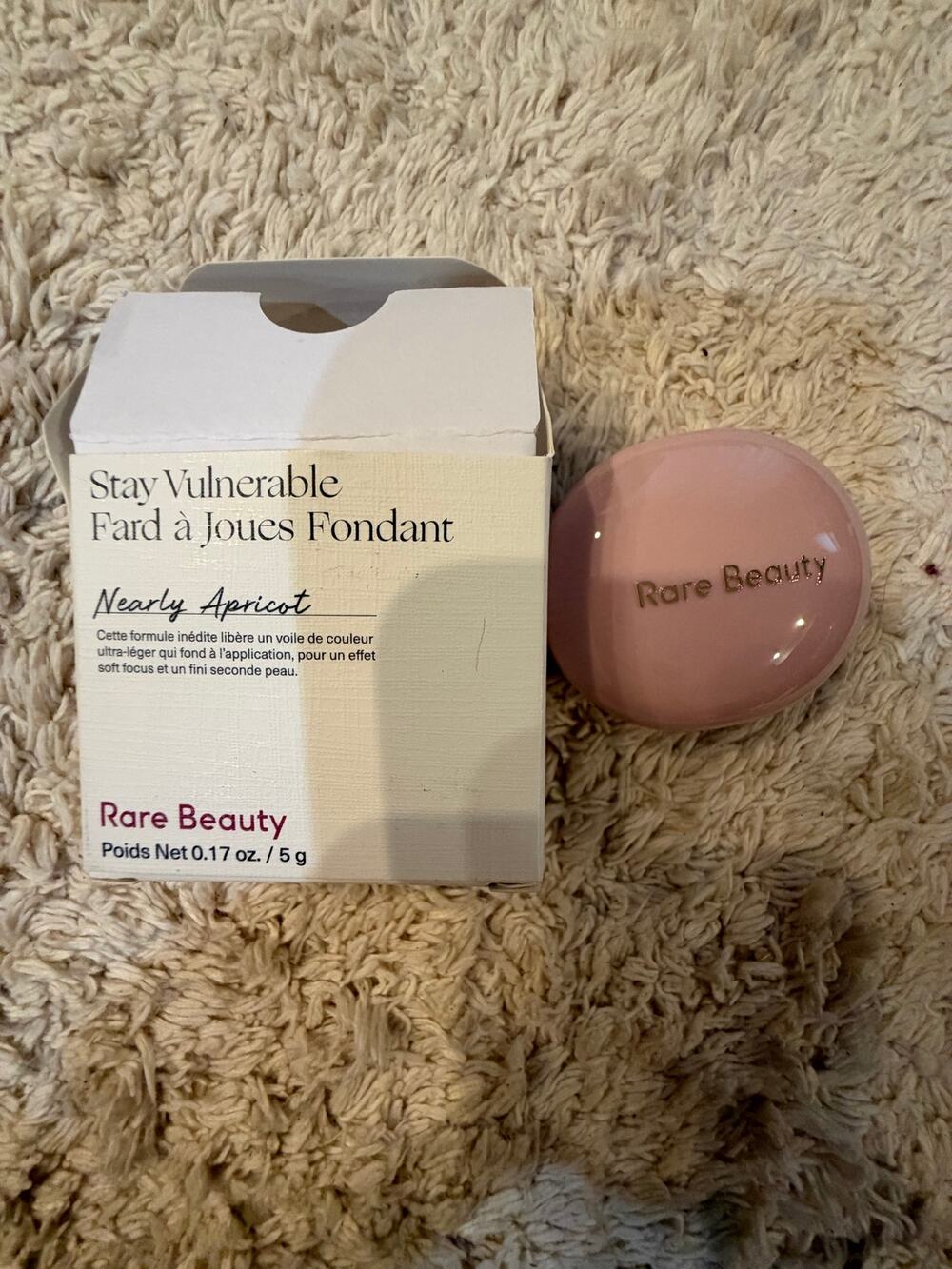 Rare Beauty Stay Vulnerable Melting Blush Nearly Apricot 5g NIB
